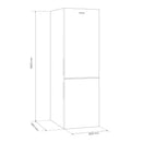 Combina frigorifica Samus SCX396E 315 litri clasa E inaltime 186 cm termostat reglabil dezghetare automata la frigider usi reversibile lumina interioara tip LED picioare reglabile