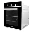 Cuptor electric incorporabil Samus SC457GTBV clasa A 43 litri 6 functii grill ventilatie timer mecanic panou control din sticla 1900 W