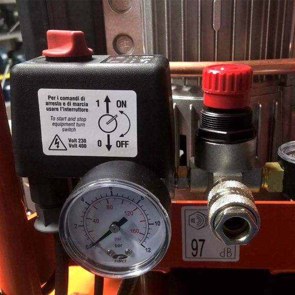 Compresor de aer fara ulei Gentilin C330/50 50 l 2200 W 330 l/min10 bar