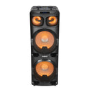 Boxa portabila Samus Phoenix 15 120 W Bluetooth USB slot card TF Aux in radio FM intrare microfon functie True Wireless Stereo functie inregistrare negru microfon inclus telecomanda