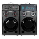 Boxe audio Samus TWIN SOUND 10 2 boxe active 200 W Bluetooth USB slot card SD / MMC Aux in radio FM intrare microfon intrare chitara egalizator negru microfon cu fir