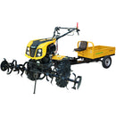 Agregat 4x4 Diesel Motocultor ProGARDEN Campo 1273 Alpine + Remorca ProGARDEN Alpine RM500T cu tractiune G2 500kg