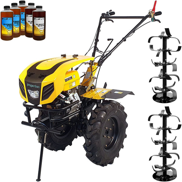 Motocultor ProGARDEN Campo 1803 motor 18CP Euro5 benzina 2+1 viteze latime lucru 162 cm freze roti 6.00-12 5l ulei