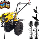 Motocultor ProGARDEN Campo 1803 motor 18CP Euro5 benzina 2+1 viteze latime lucru 162 cm freze roti 6.00-12 roti metal plug arat rarita reglabila 5l ulei