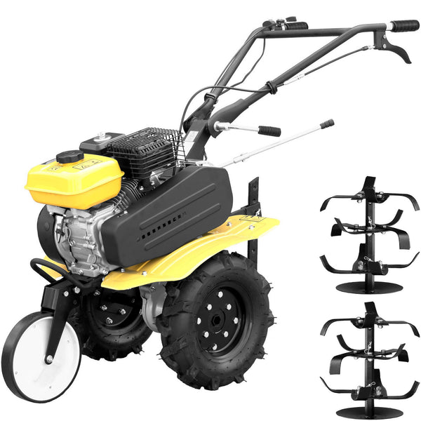 Motosapa ProGARDEN Campo 703 motor 7CP benzina 2+1 viteze latime lucru 100 cm freze roti 4.00-8