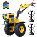 Motocultor ProGARDEN Campo 873 Alpine motor 7CP benzina 2+1 viteze latime lucru 105 cm 2+1+1 freze roti ATV 2 prize putere 3l ulei