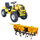 Minitractor ProGARDEN Campo T12 V25.1 4x4 12CP diesel hidraulica fata-spate roti 6.00-12 Freza tractata 15/20cm transmisie 12-14 40 zale