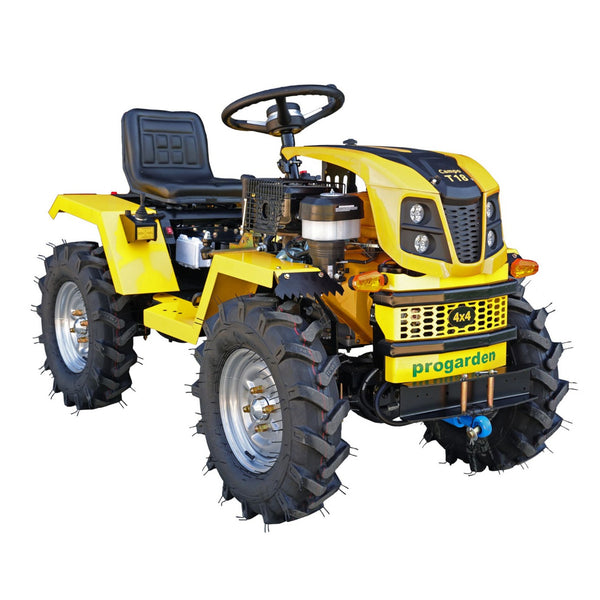 Minitractor ProGARDEN Campo T18 V25.1 4x4 18CP benzina hidraulica fata-spate roti 6.00-12