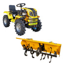 Minitractor ProGARDEN Campo T18 V25.1 4x4 18CP benzina hidraulica fata-spate roti 6.00-12 Freza tractata 15/20cm transmisie 12-14 40 zale