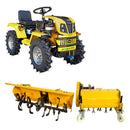 Minitractor ProGARDEN Campo T18 V25.1 4x4 18CP benzina hidraulica fata-spate roti 6.00-12 Freza tractata 15/20cm transmisie 12-14 40 zale Tocator vegetatie TV600