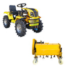 Minitractor ProGARDEN Campo T18 V25.1 4x4 18CP benzina hidraulica fata-spate roti 6.00-12 Tocator vegetatie TV600