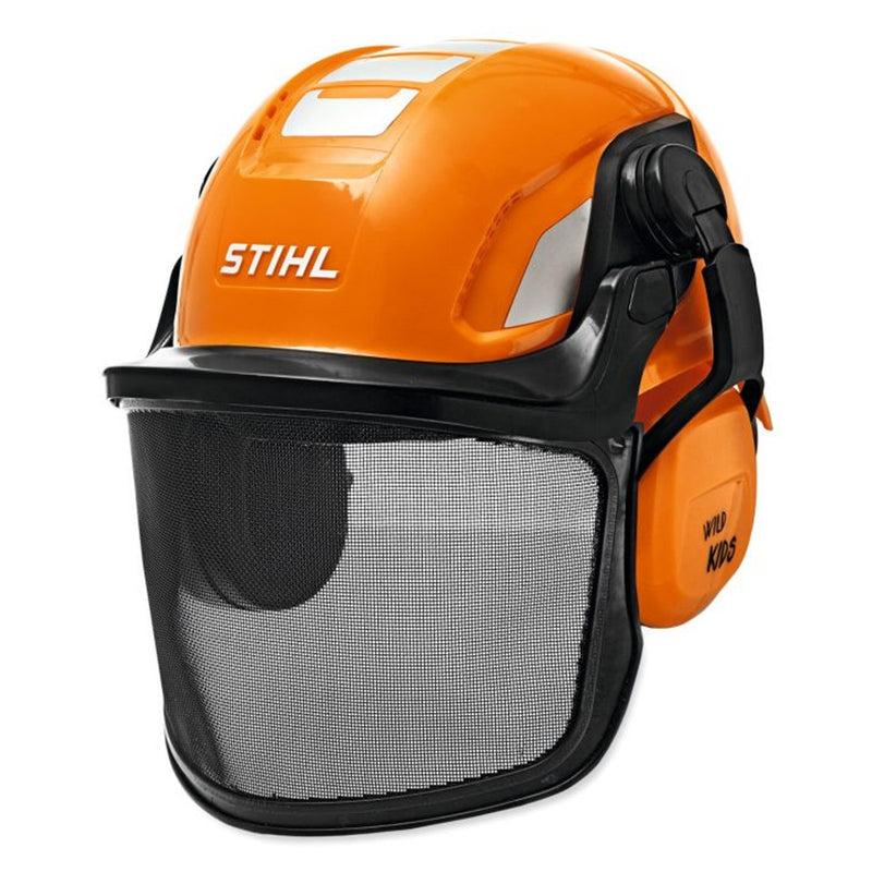 Casca de protectie de jucarie STIHL cu viziera pliabila