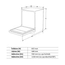 Masina de spalat vase incorporabila Samus SBDS410.7 10 seturi 7 programe clasa E latime 45 cm optiune pornire intarziata