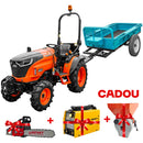 Tractor ACE VEER 3000 4WD + Remorca DKD LY 1000 + CADOU Aparat sudura AgroPro SMART 200 + CADOU Motofierastrau ROTAKT MTF5520SW + CADOU Moara electrica TechnoWorker MME35