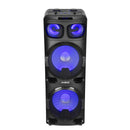 Boxa portabila Samus Phoenix 15 120 W Bluetooth USB slot card TF Aux in radio FM intrare microfon functie True Wireless Stereo functie inregistrare negru microfon inclus telecomanda