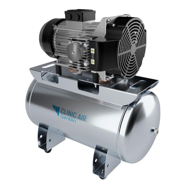 Compresor de aer medical Gentilin CLINIC DRY 3-40HS 40 l 1.8 kW 10 bar 130 l/min uscator de aer filtru antibacterian