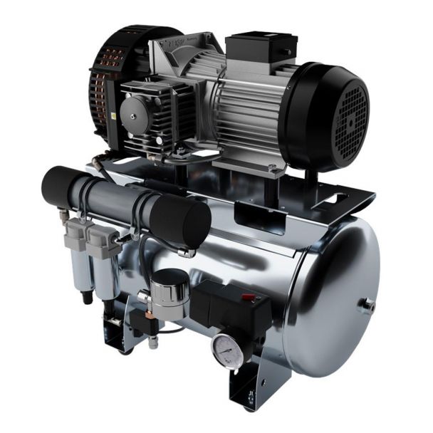 Compresor de aer medical Gentilin CLINIC DRY 3-40HS 40 l 1.8 kW 10 bar 130 l/min uscator de aer filtru antibacterian