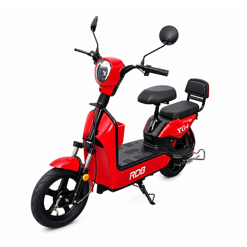 Scuter Electric RDB YG4 putere 350W viteza 25km/h autonomie 50km fara permis-Rosu