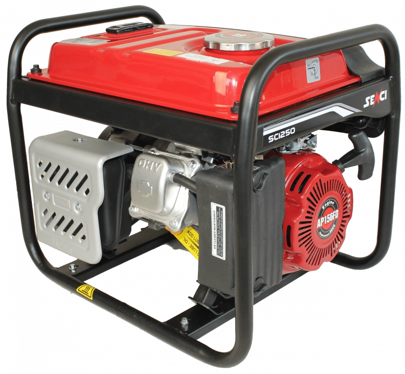 Generator de curent SENCI SC1250 LITE putere maxima 1 kW benzina rezervor 6 L 230V AVR