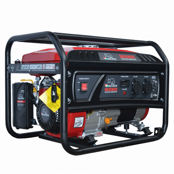 Generator de curent BISONTE SK2800 putere maxima 2.8 kW benzina rezervor 15 L 230V AVR