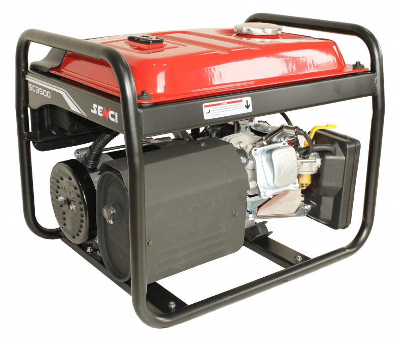 Generator de curent SENCI SC3500 LITE putere maxima 3 kW benzina rezervor 15 L 230V AVR