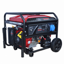 Generator de curent BISONTE SK5000E putere maxima 4.8 kW benzina rezervor 25 L 230V AVR pornire electrica roti transport