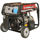 Generator de curent SENCI SC5000E TOP putere maxima 4.5 kW benzina rezervor 25 L 230V AVR pornire electrica roti transport
