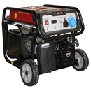 Generator de curent SENCI SC6000E TOP putere maxima 5.5 kW benzina rezervor 25 L 230V AVR pornire electrica roti transport