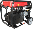 Generator de curent SENCI SC6000E TOP putere maxima 5.5 kW benzina rezervor 25 L 230V AVR pornire electrica roti transport