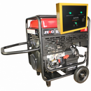 Generator de curent SENCI SC13000-EVO putere maxima 11 kW benzina rezervor 45 L 230V AVR pornire electrica roti transport