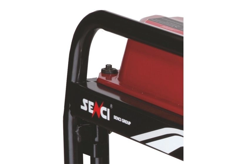 Generator de curent SENCI SC10000TE TOP putere maxima 8.5 kW/400V 2.8 kW/230V benzina rezervor 25 L AVR pornire electrica roti transport