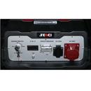 Generator de curent SENCI SC8000TE TOP putere maxima 7 kW/400V 4 kW/230V benzina rezervor 25 L AVR pornire electrica roti transport