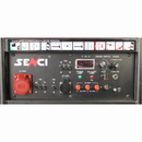 Generator de curent SENCI SC15000TE EVO putere maxima 13 KW/400V 4 KW/230V benzina rezervor 45 L pornire electrica roti transport