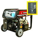 Generator de curent SENCI SC8000-ATS TOP putere maxima 7 kW 230V benzina rezervor 25 L AVR pornire electrica ATS inclus roti transport