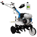 Motosapa AGT 5580 motor Honda GP200 6.5 CP latime lucru 80 cm 2+1 viteze freze rarita fixa roti cauciuc 4.00-8 2.6l ulei
