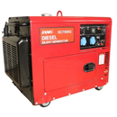 Generator de curent insonorizat SENCI SCD7500Q putere maxima 6 kW 230V Diesel rezervor 18 L AVR pornire electrica