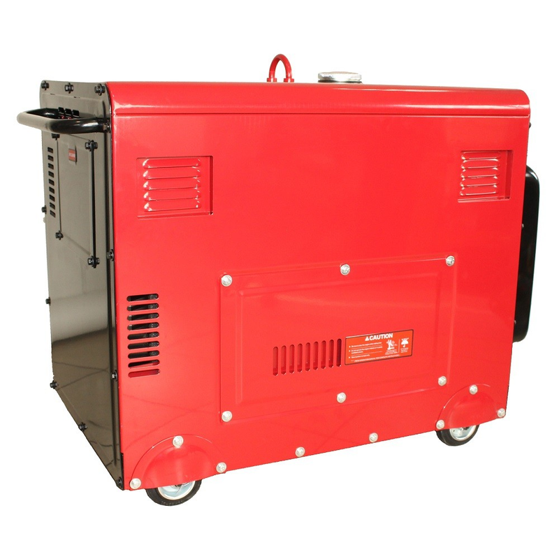 Generator de curent insonorizat SENCI SCD7500Q-3 fara ATS putere maxima 4.8 KW/400V 1.6 KW/230V Diesel rezervor 18 L AVR pornire electrica