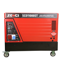 Generator de curent insonorizat SENCI SCD11000S-3 ATS putere maxima 8.5 kW 400V Diesel rezervor 18 L AVR pornire electrica ATS inclus