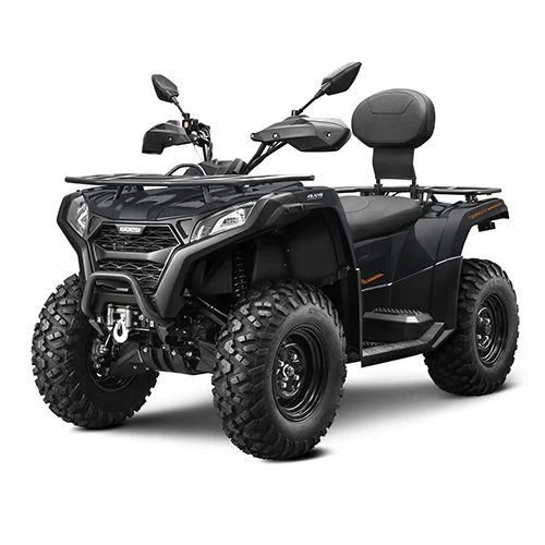 ATV GOES TERROX 400L T3b Pearl Injected Black '25 motor 29 CP 400 cmc cutie CVT pornire electrica roti 25" viteza 60 km/h
