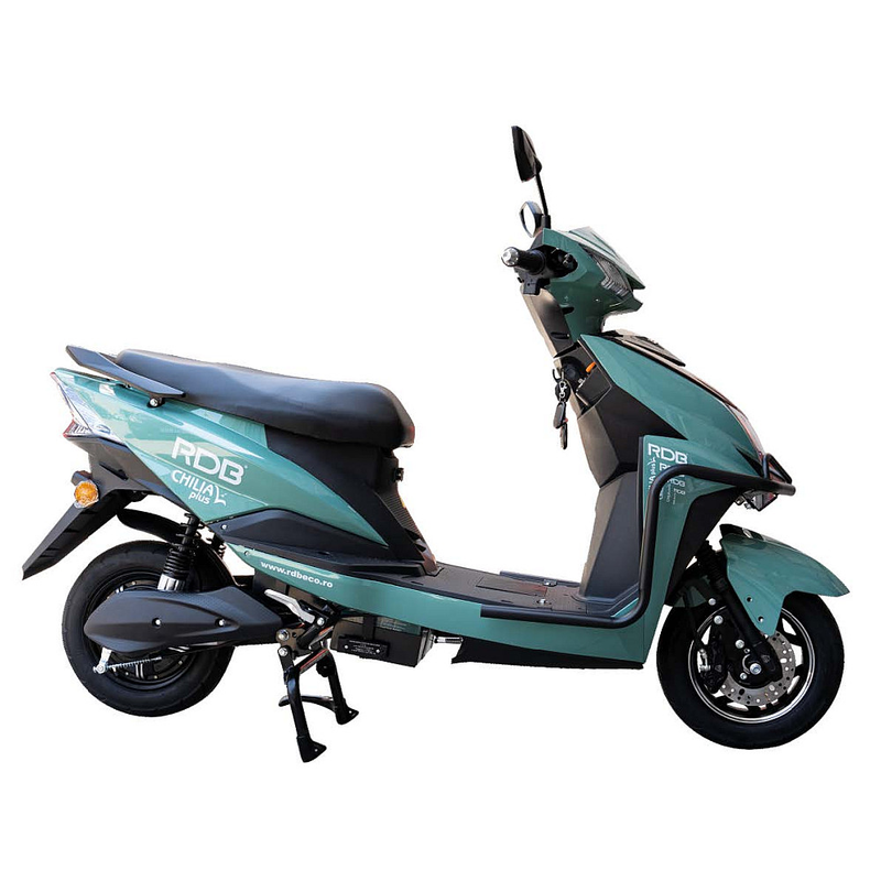 Scuter electric RDB CHILIA 800W fara permis 25 km/h autonomie 55 km culoare rosu