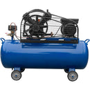 Compresor DKD XY2065AT-100 putere 2.2 kW debit 168 l/min presiune 12.5 bari rezervor 100l 2 pistoane kit 4 accesorii  si cuple rapide