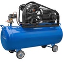 Compresor DKD XY2065AT-100 putere 2.2 kW debit 168 l/min presiune 12.5 bari rezervor 100l 2 pistoane kit 4 accesorii  si cuple rapide