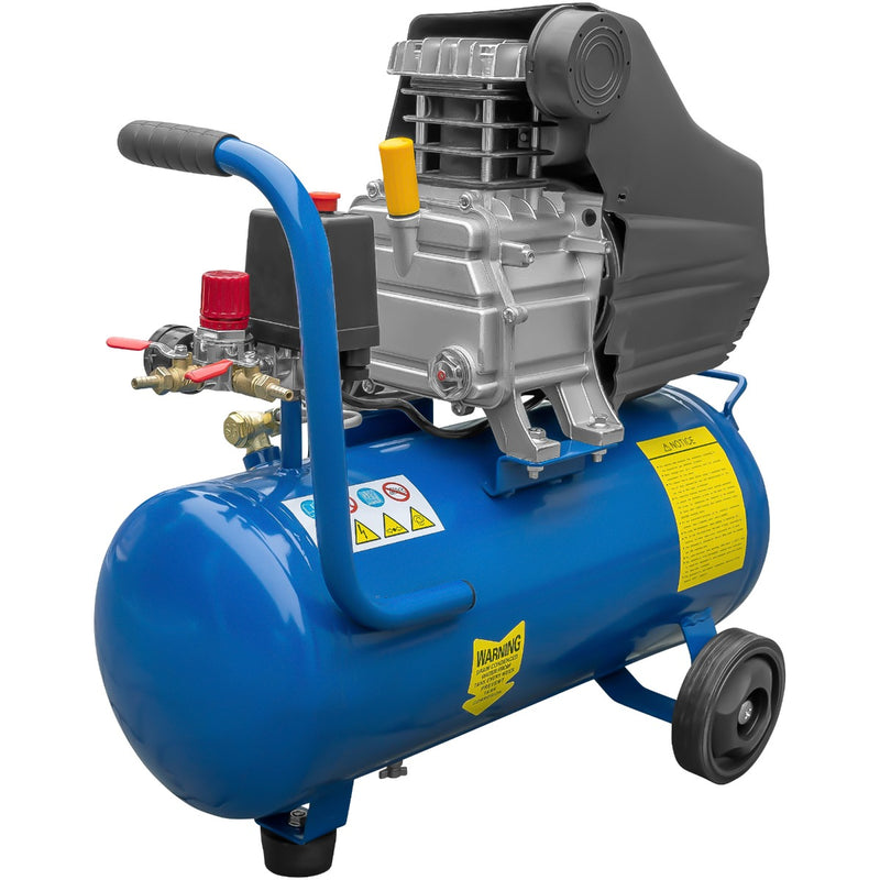 Compresor DKD XYBM24B putere 1.5 kW debit 180 l/min presiune 8 bari rezervor 24l  si cuple rapide