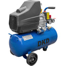 Compresor DKD XYBM24B putere 1.5 kW debit 180 l/min presiune 8 bari rezervor 24l kit 3 accesorii  si cuple rapide
