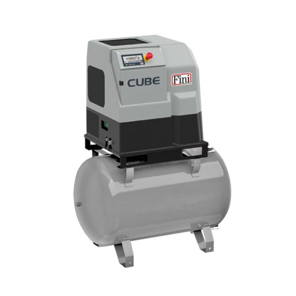 Compresor cu surub Fini CUBE 7.5-10-270 ES Z 270 l galvanizata 7.5 kW 10 bar 1050 l/min cu uscator