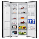 Frigider Side by Side Samus SSX-670NFIDE 513 litri clasa E inaltime 177.5 cm No Frost dozator de apa dozator de gheata afisaj LCD lumina interioara LED picioare reglabile