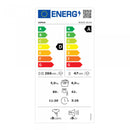 Masina de spalat cu uscator Samus WSDDI-85140 spalare 8 kg uscare 5 kg 1400 rpm clasa D latime 59.5 cm motor inverter afisaj LCD incarcare cu rufe in timpul spalarii pornire intarziata control antispuma