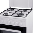 Aragaz pe gaz Samus SM450ANS 4 arzatoare latime 50 cm dispozitiv siguranta plita si cuptor