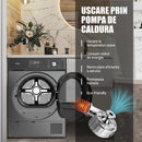 Uscator de rufe Samus SWDP-817DS pompa de caldura 8 kg clasa E latime 59.8 cm functie Antisifonare blocare acces copii optiune pornire intarziata