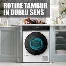 Uscator de rufe Samus SWDP-918 8 kg pompa de caldura 18 programe Clasa energetica E anti-sifonare blocare acces copii